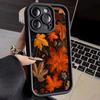 Fashionable Autumn Maple Leaf Pattern Phone Case For Samsung Galaxy S25 S24 S23 S22 S21 S20 FE Plus Ultra A15 A35 A54 A55 Cover