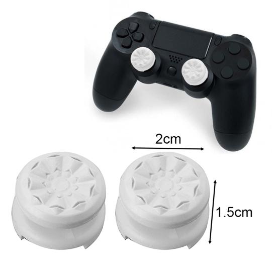 2Pcs Thumbstick Grip Hat Cover Extender Gaming Joystick for PS4 Game Controller