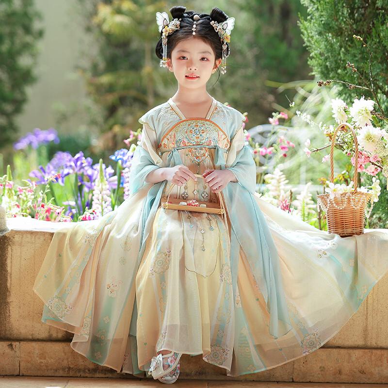 Girls' Summer Ancient Style Hanfu Dress