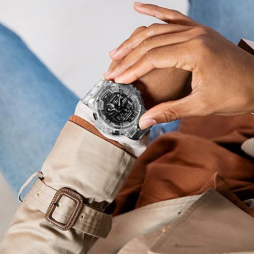 

G-SHOCK GA-700SKE-7ADR Модные мужские женские наручные часы