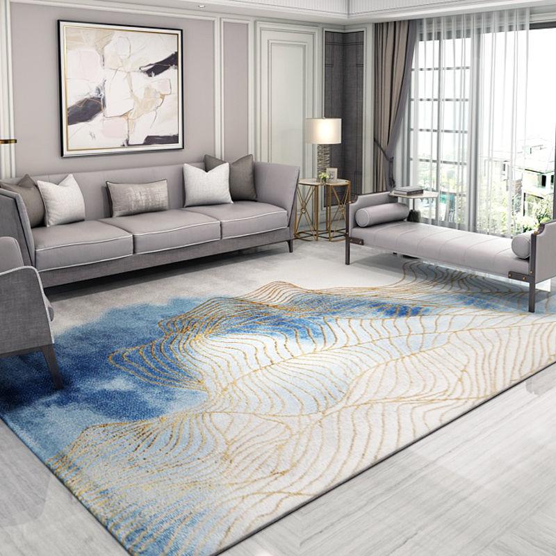 Carpet American Living Room Modern Simplicity of Large Carpet Light Luxury Nordic Bedroom Floor Mat Absorbent Carpet Doormat