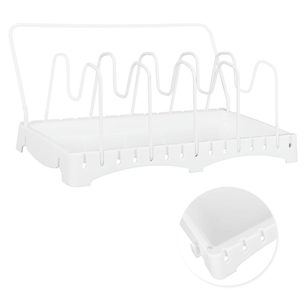 Wielofunkcyjny Stojący Stojak do Przechowywania Desek do Krojenia, Stojak Organizer na Pokrywki do Garnków i Patelni do Użytku Domowego