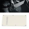 2Pcs Electric Guitar Back Cover Plate 6 Holes Robust Exquisite Looking Guitar Pickguard Backplate