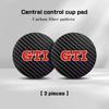 Car Coaster Water Cup Mat Anti-slip Pad Accessories for VW Volkswagen R GTI Golf 6 7 8 MK8 ID.3 4 Polo Tiguan Passat B5 Touareg zh5