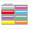 2 Pieces Large Size Guided Reading Strips Highlight W85 Overlays Multicolor Reading Tracking Rulers for Dyslexics Bookmarks