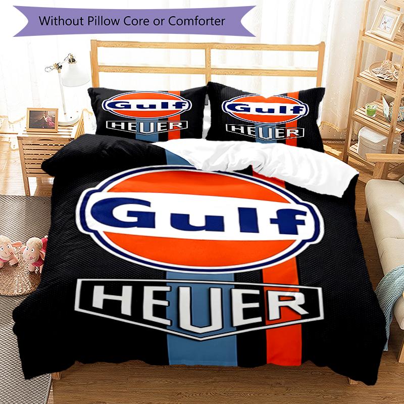 3pcs Football Team (9) Design Cover Set - HD Printed Bedding with 1 Cover and 2 Pillowcases - Perfect for Home and Dorm Decor