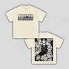 2026 Unisex Harajuku‑style Summer Short‑sleeve T‑shirt Printed with Phantom Troupe Anime Motifs T-shirt