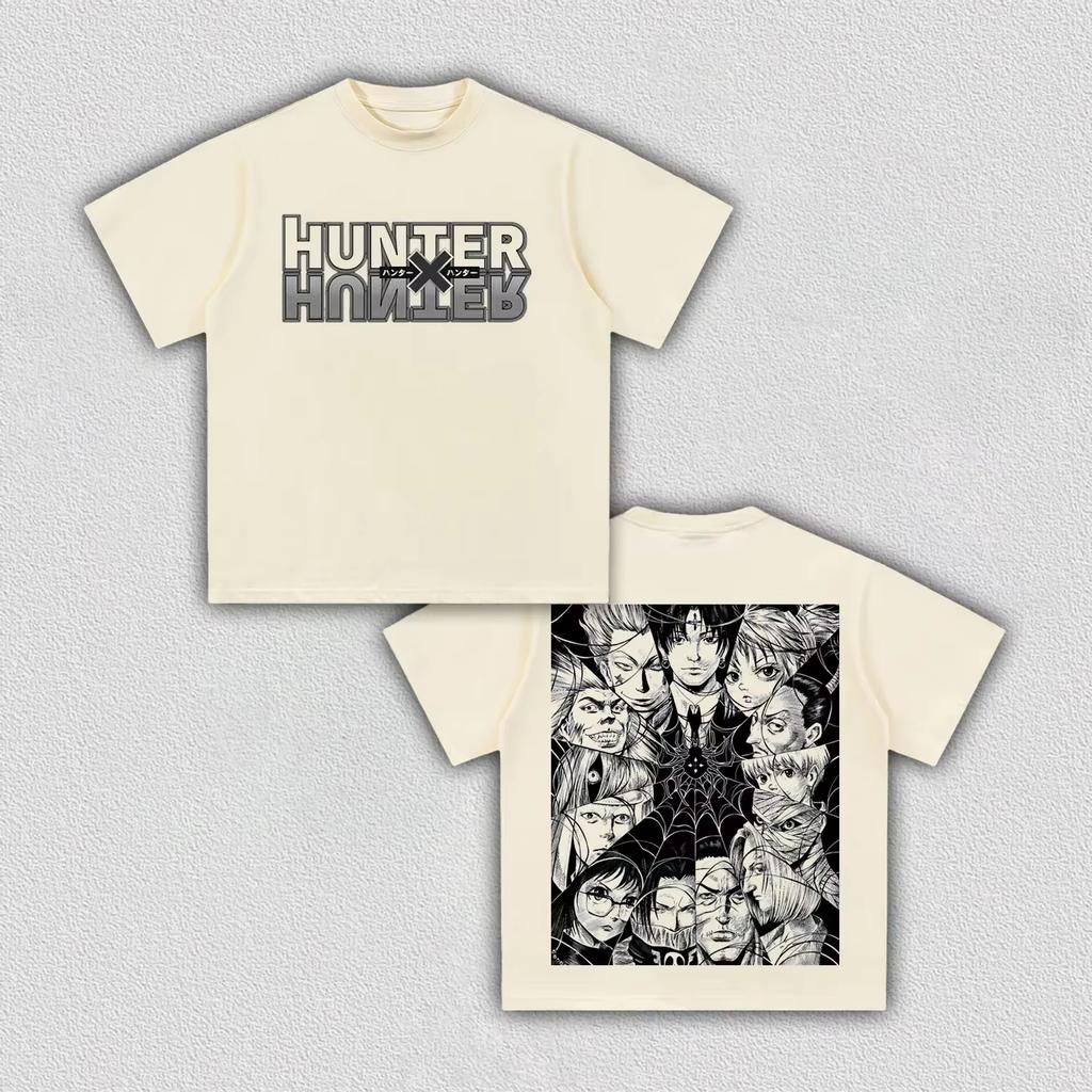 2026 Unisex Harajuku‑style Summer Short‑sleeve T‑shirt Printed with Phantom Troupe Anime Motifs T-shirt