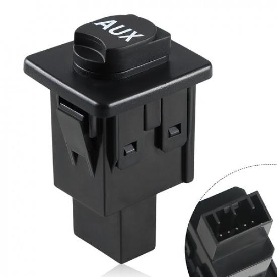 1x Audio Stereo Adapter Input Jack Aux Port for 12-15 Honda Civic Hybrid-L LX Si