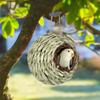 Outdoor Garden Handwoven Hanging Birdhouse Garden Decoration Spherical Bird Nest Tree Decoration Bird Nest