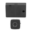 Fingerprint Drawer Lock 0.5 Seconds Fast Unlocking Embedded Smart Biometric Cabinet Lock for Home Office Black