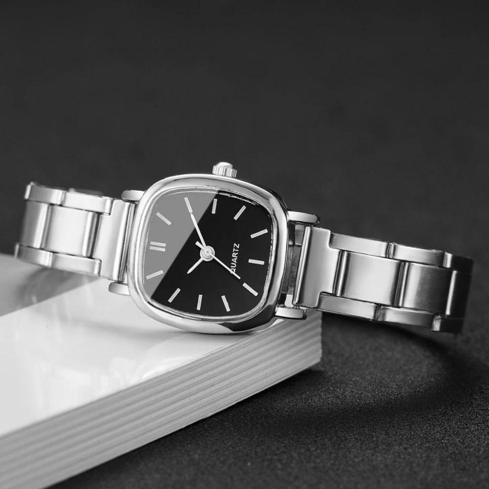 Versatile Luxury Wrist Watches Square Small Dial Womens Quartz Wristwatch Ladies Bracelet Watch