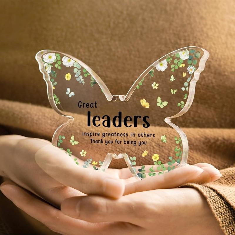 Boss Lady Office Gift - Inspirational Acrylic Decor for Female Leaders