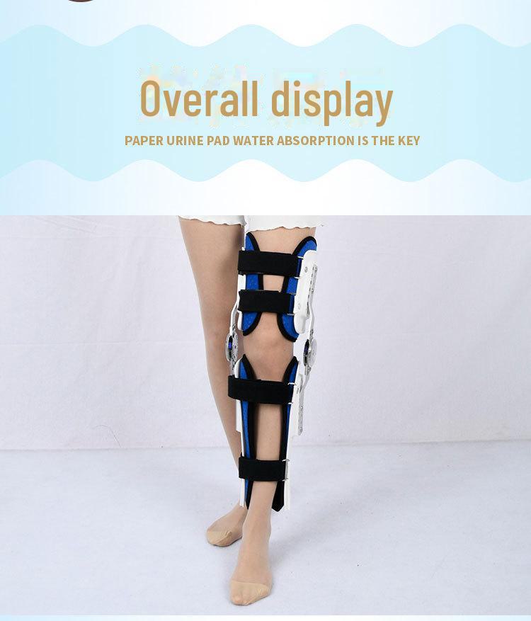 Plastknä- och fotledsstöd med ledstöd