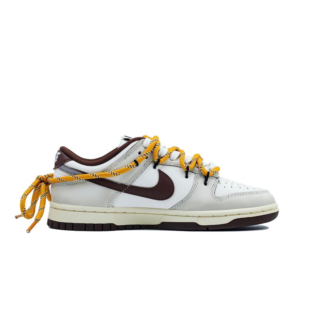 Nike Dunk Absurd Handmade, Caramel Alert Cushioning Abrasion Resistant Lightweight Low top Skateboard Shoes Women's DD1503-124(Team1154-)