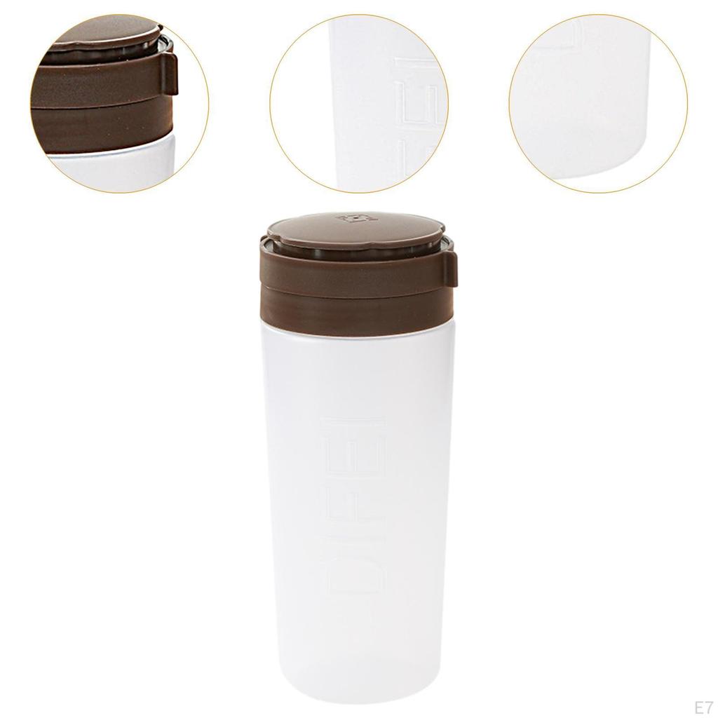 Šejker, vzduchotěsný dávkovač koření, moučkový cukr, kořenící nádoba na cestování