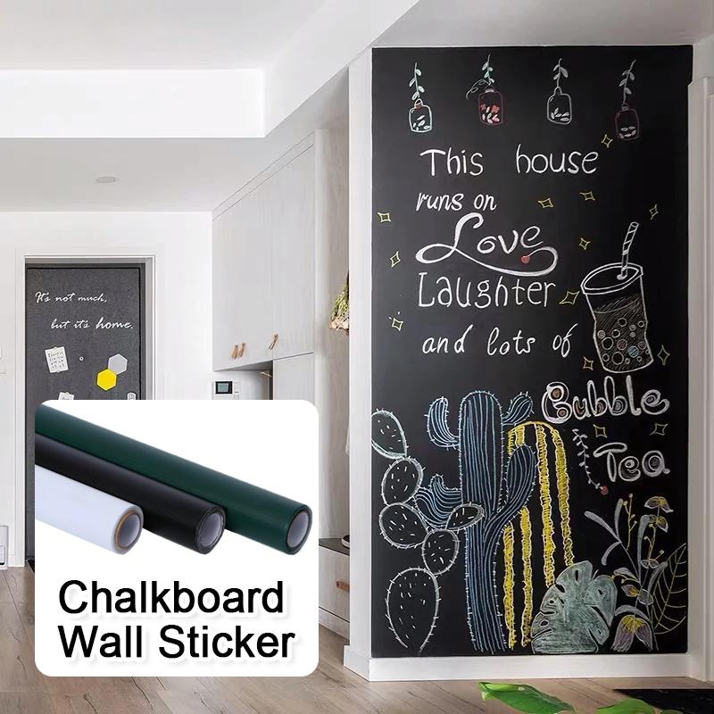 1PC PP Blackboard Wall Sticker Children's Educational Drawing Board 40x100cm
