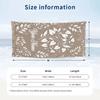Floral Garden Theme Beach Towel Personalized Custom Name & Text Soft Quick Dry Beach Towel for Swimming Travel
