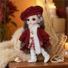 17cm Nuova Bambola Mini Bjd Articolata Bambina Principessa Giocattolo Occhi Grandi 3D Bella Bambola Giocattolo Fai da Te con Vestiti Vestire Bambola Moda 1/12