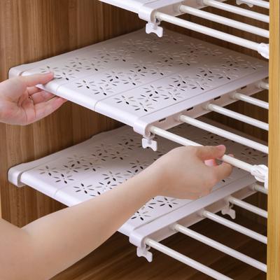 Verstellbarer Kleiderschrank für den Haushalt, Organisation von Kleiderschränken, Wandregale, Haushaltsprodukte