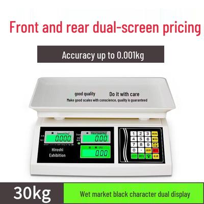 Hongxingda 30kg Commercial Electronic Platform Scale (CN Version)