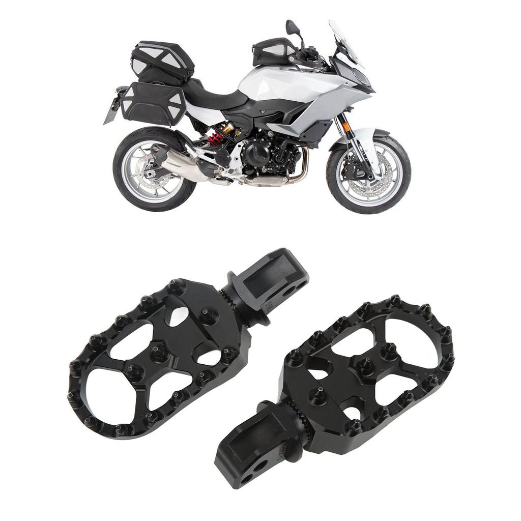 1 Pair Motorcycle Rear Footpegs CNC Aluminum Anodized   Replacement for F900R F900XR 2020‑2022