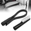 2 Pcs 32mm PP Cleaning Set Black Flexible Crevice Tool and Soft Brush for Car, Home, Keyboard