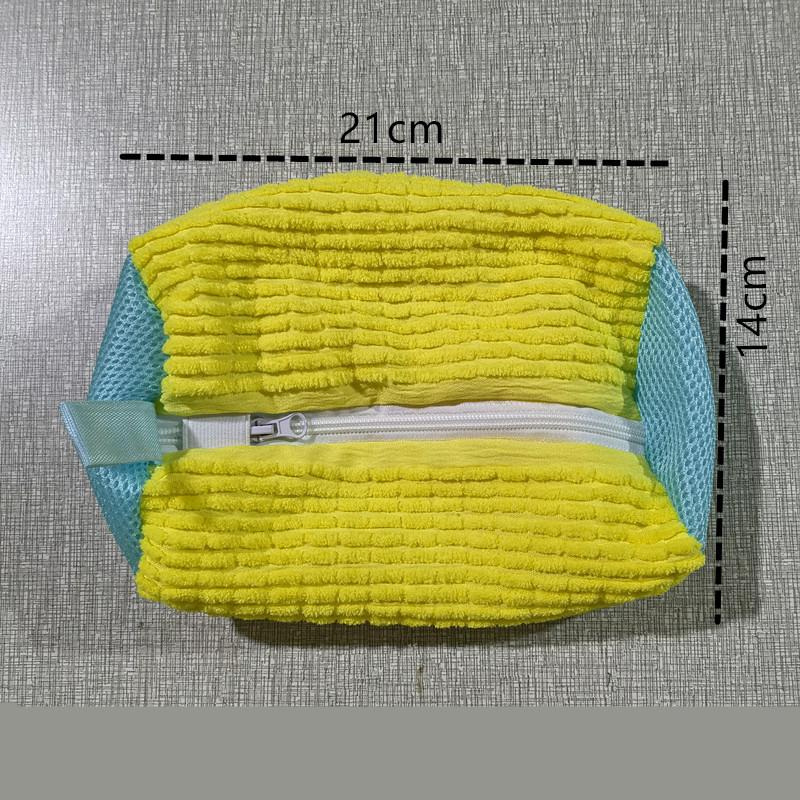 

1 шт. Мешок для стирки обуви для стиральной и сушильной машины Мягкая шенильная ткань с пушистой подкладкой Шумопоглощающие Подходит для кроссовок и обуви Мешки для стирки