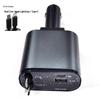 Super Fast Car Phone Charger with Retractable 4-in-1 Cable and Cigarette Lighter Socket for Apple Devices