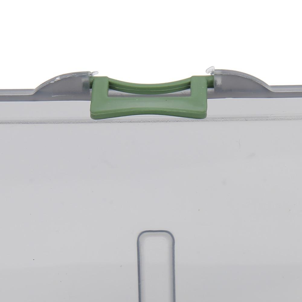 2PCS Mini Tackle Storage Box 4-8 Compartment Fishing Lure Box Durable Fishing Tackle Box  Fishing 4 Compartments