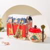 Creative Apple Christmas Ceramic Cup Mug with Lid Christmas Gift High Pretty Water Cup Gift Box Souvenir