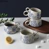 Japanese Ceramic Coffee Cup Creative Office Mug Afternoon Tea Latte Milk Cup Home Breakfast Water Cup Drink Set Friend Gift