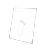 Clear Acrylic Photo Frame Sizes 6 7 8inch Magnetic Closure Sturdy Desktop Display Stand Quick and Easy Picture Swapping