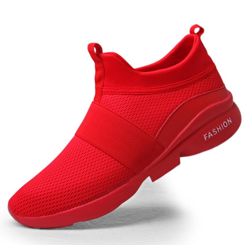 Men's Casual Sneakers Women Breathable Mesh Running Shoes Couple Footwear Light Plus Size Tennis Luxury Brand Walking Trainers