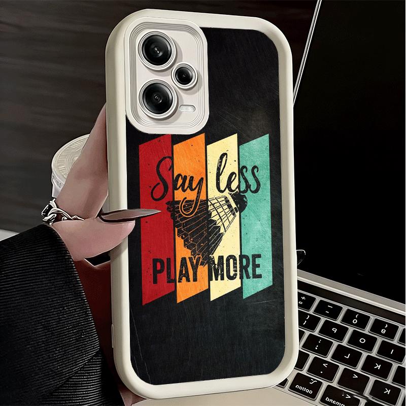 Phone Case for Xiaomi Redmi Note 15 14 13 Pro Plus Badminton Sport Shell 12S 11 11S 11T 5G 14S Soft Silicone Funda