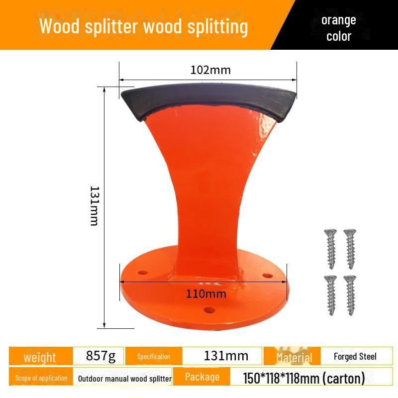 Outdoor Manual Firewood Splitter - Household Wood Splitting Tool