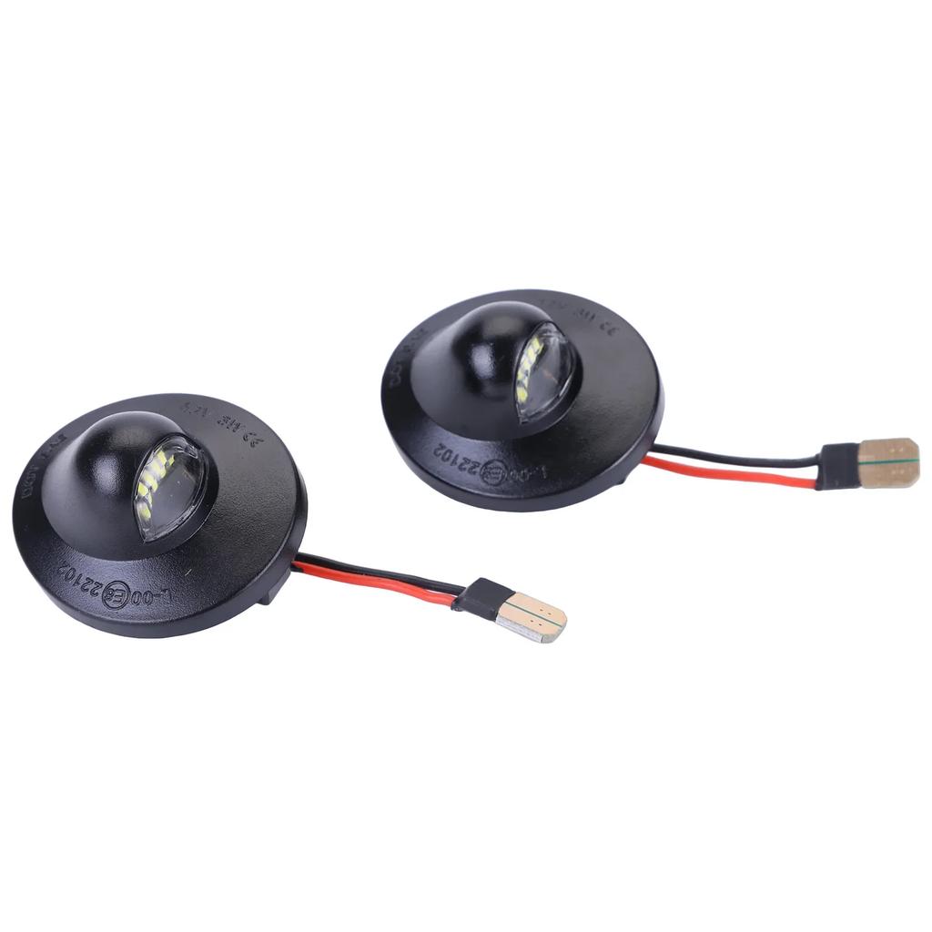 2pcs LED License Plate Light Car Modification Parts Tag Light Compatible for Ford F150/F250/F350