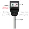 2 In 1 Soil PH Fertility Meter With 3 Probes Soil PH Tester Plant Measure Device Acidity Meter Measuring  Tool