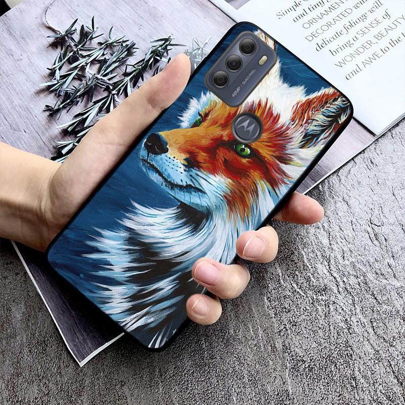 

Милый чехол для телефона с изображением лисы для Motorola Moto E7 Plus E32 E20 E40 Edge 20 Lite G22 G52 G20 G30 G100 G60 G50 G10 G Pure G Stylus Moto G Stylus 5G