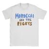 Tricou Mordecai și Rigby pentru Bărbați Tricou Minunat din Bumbac Gât Rotund Mânecă Scurtă Tricouri Topuri de Vară