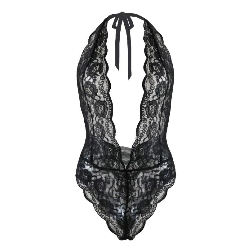 Women Sexy Lingerie  Lace Underwear Band Pajamas V-neck Underwear Sexy Babydoll Erotic Lingerie Sexy Costumes Simplejewel