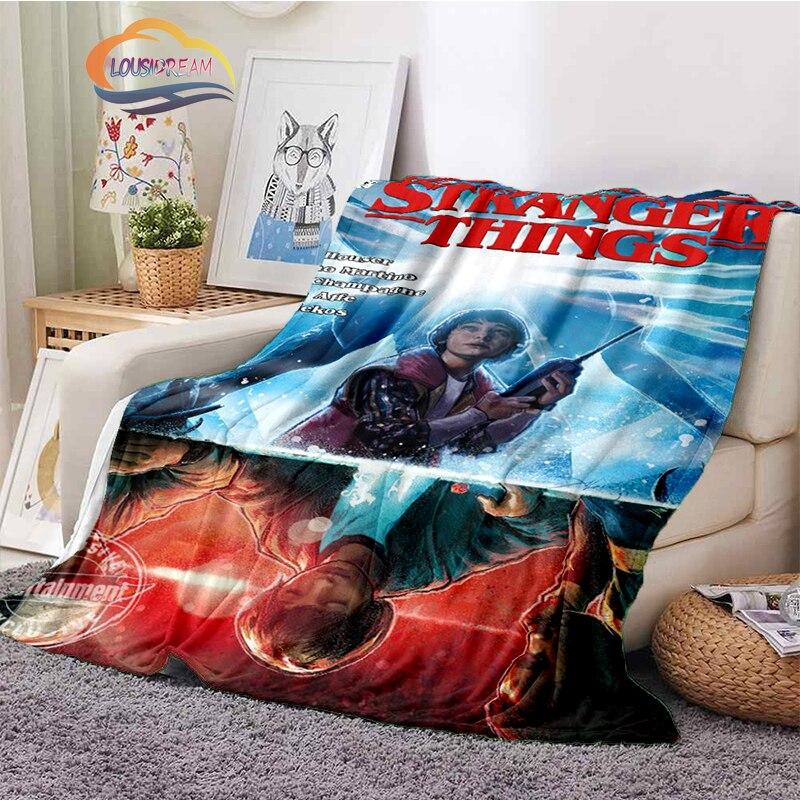 Stranger Things blanket 3D print Halloween Stranger Things blanket newest Popular Horror drama Sofa bed blanket Camping blanket