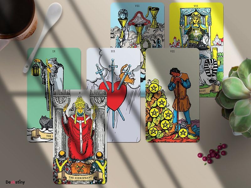 Kancharo 78-Card Tarot Card Set [OMC Tarot] Includes Japanese Tarot Card Instructions & Pouch (Authentic)