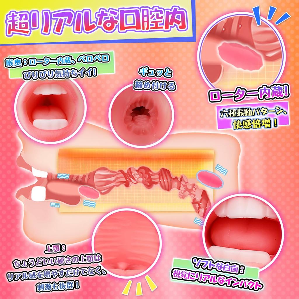 Electric Electric Fellatio 6 Vibration Adult Deep Throat Sex Sex Fellatio Thermal Hot Japanese Instruction Manual Included Masturbator, Waterproof,