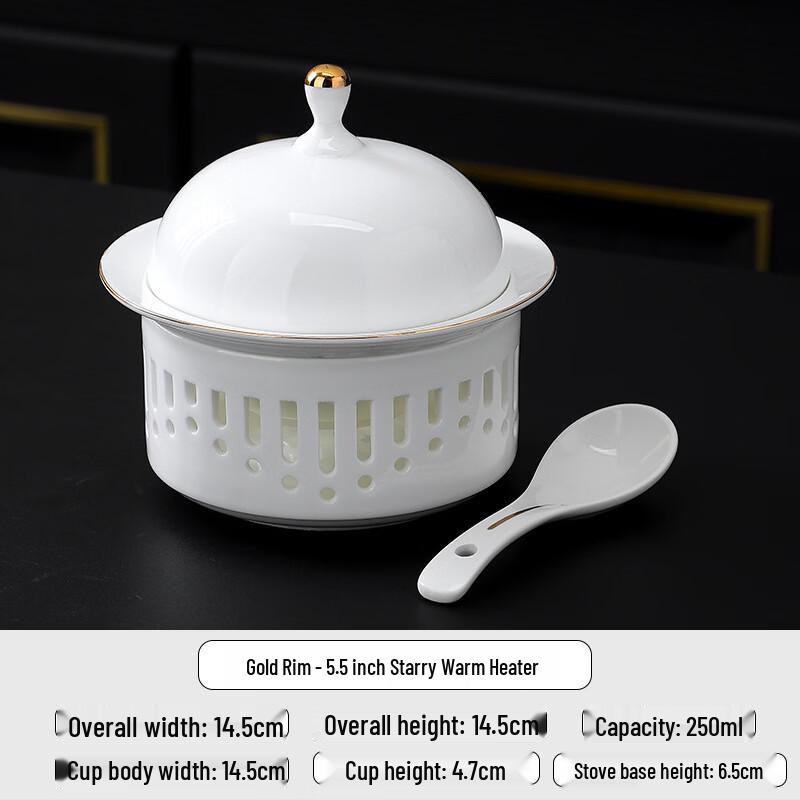 OIMG Ceramic Double Boiler and Warmer Set