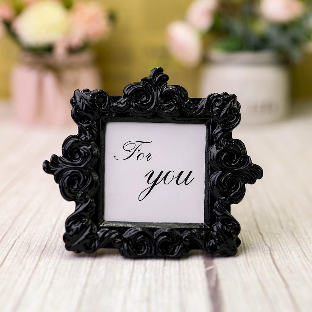 WTEMPO 1PC New Baroque Small Picture Frame, Vintage Festival, Party, Wedding and Other Small Gifts, Home Decoration Mini Picture Frame Decoration