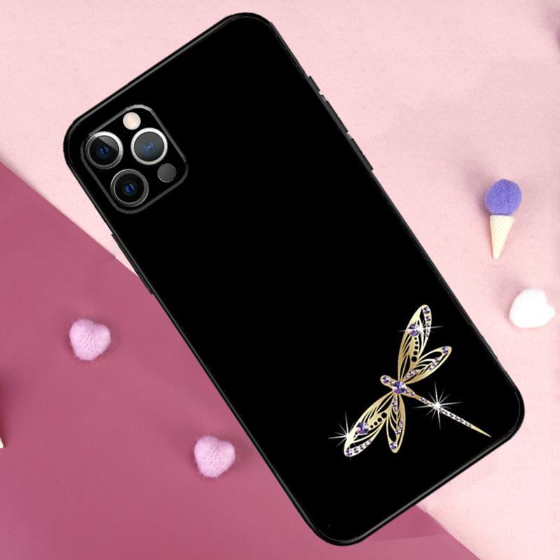 

Чехол для телефона с рисунком животного Стрекоза для iPhone 17 Pro Max 14 15 16 Plus 11 Pro Max 12 13 Mini 16e 17 Air Задняя крышка iPhone 12 mini