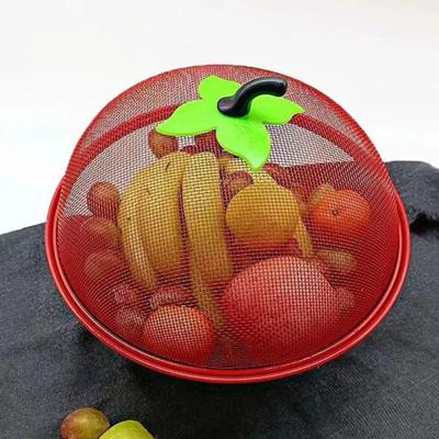 Obstschale, Gemüsekorb, 24/28 cm, Metallgitterschale zum Waschen von Obst, Gemüse und Snacks, dekorativer Tischhalter, für Küche, Café, Restaurant, Heimgebrauch