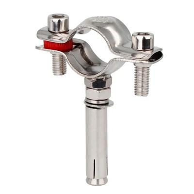 1Pcs Durable Fastener Hardware Round Hose Clamp Pipe Fitting Nut Hoop Suspension Pipe Holder PPR/PVC 15-159mm Tube Clip