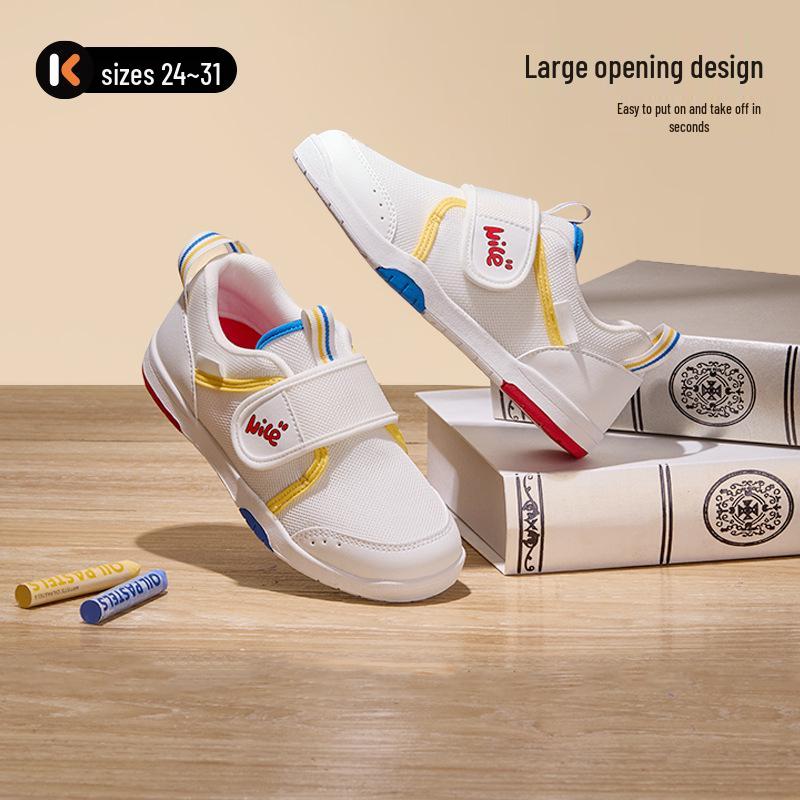 Carter Rabbit Boys' Color Block Canvas Shoes 2026 - White Spring Casuals (X5CG022)